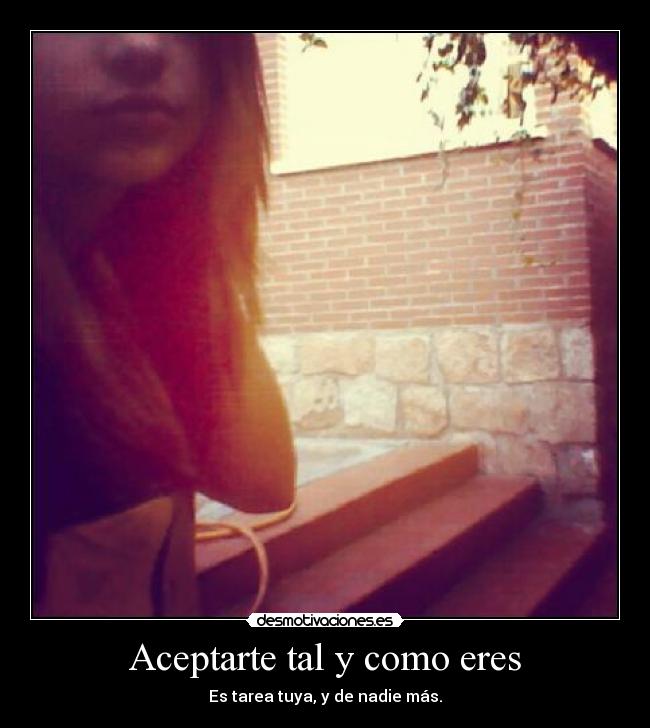 Aceptarte tal y como eres -