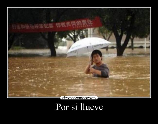 carteles por llueve desmotivaciones