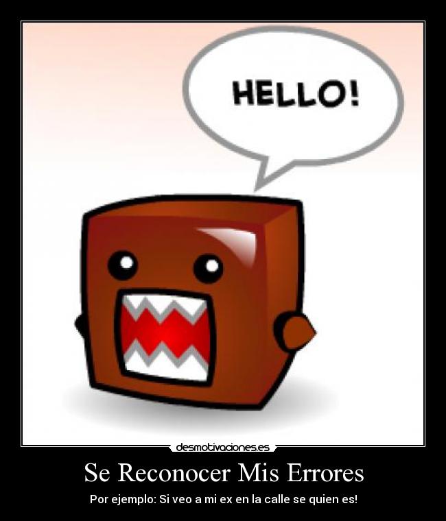Se Reconocer Mis Errores - 