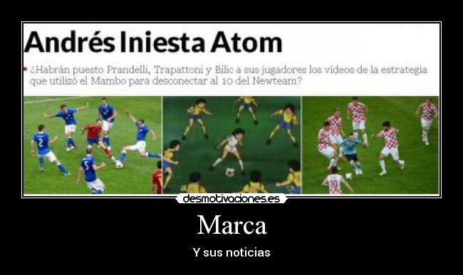 Marca - Y sus noticias