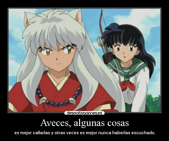 Aveces, algunas cosas -