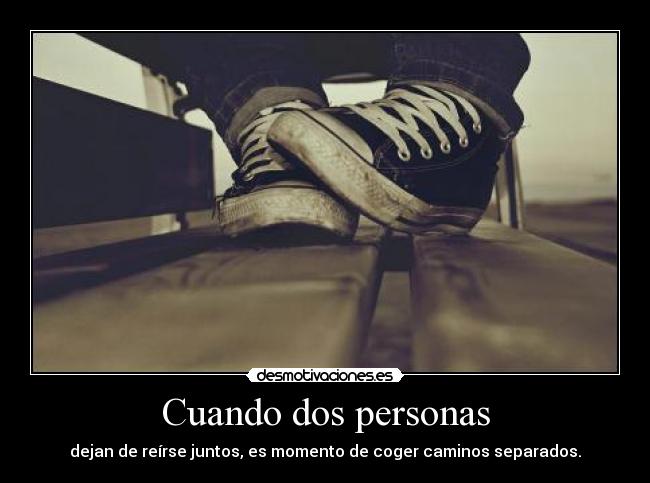 Cuando dos personas -