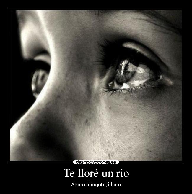 Te lloré un rio -