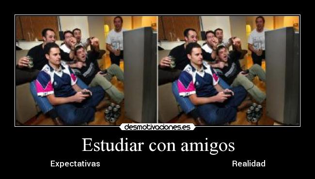 Estudiar con amigos -
