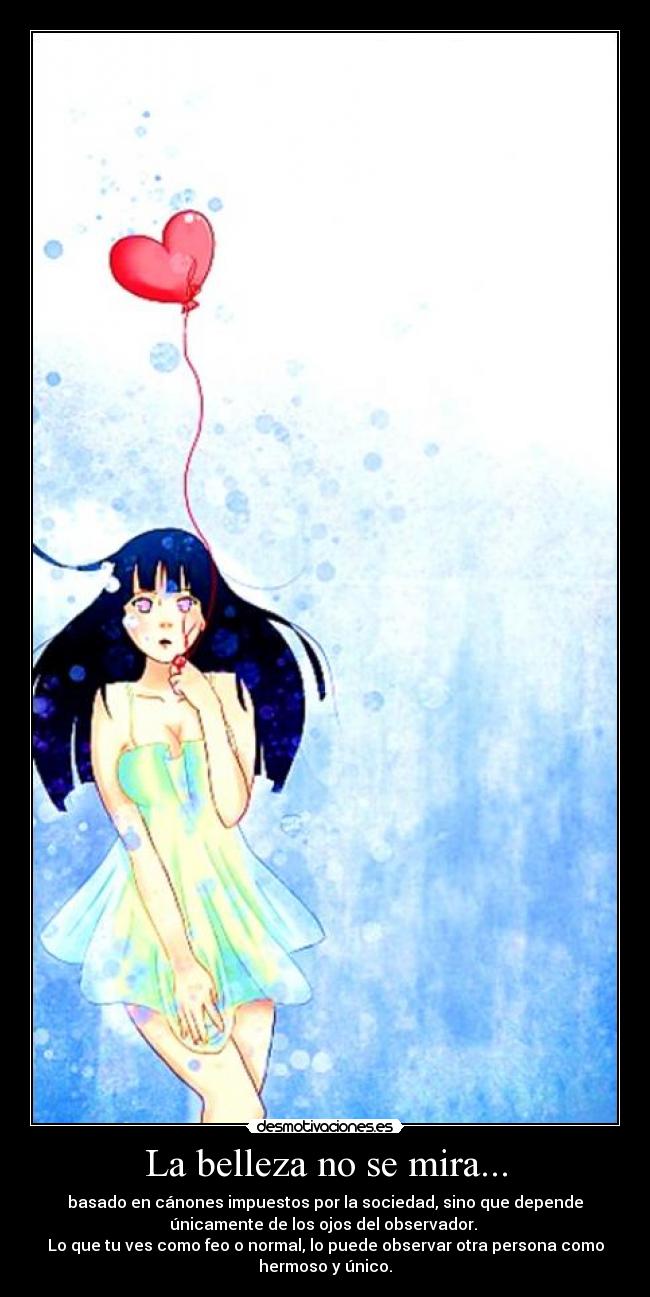 La belleza no se mira... - 