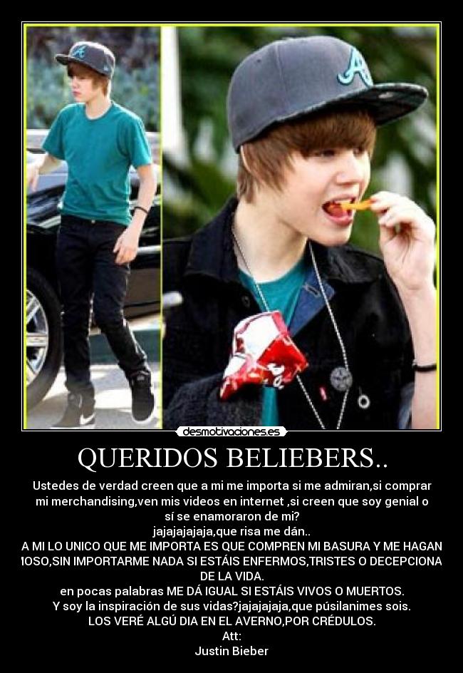 QUERIDOS BELIEBERS.. -