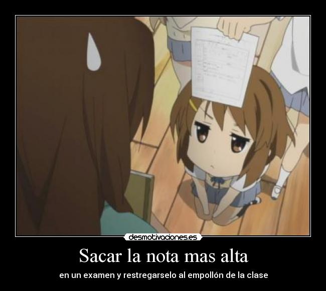 Sacar la nota mas alta -