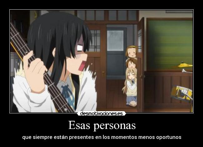 Esas personas -