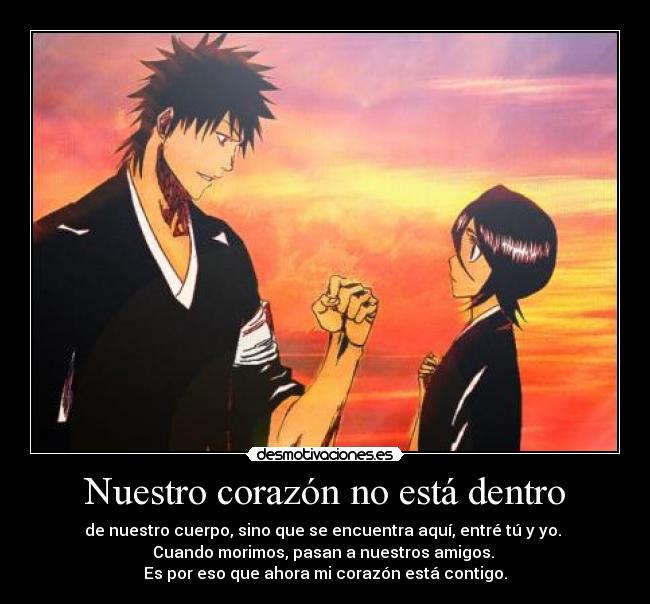 Nuestro corazón no está dentro -