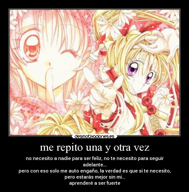 me repito una y otra vez -