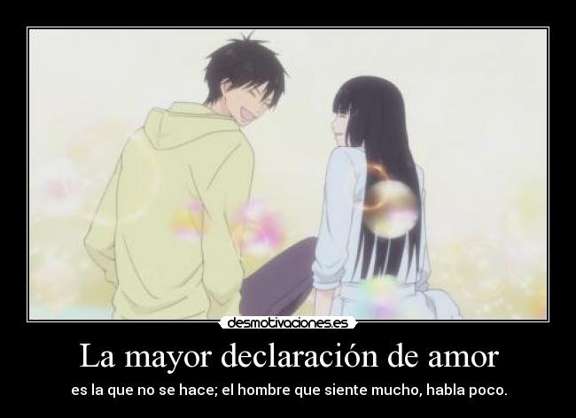 La mayor declaración de amor -