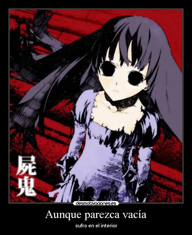 Aunque parezca vacía - sufro en el interior