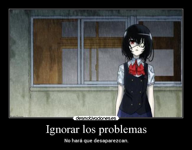 carteles problemas anime problemas desmotivaciones