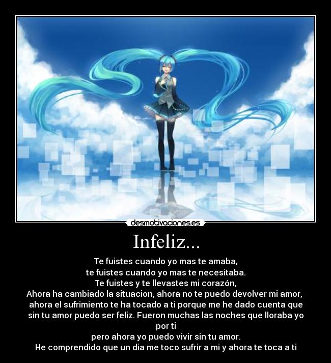 Infeliz... - 