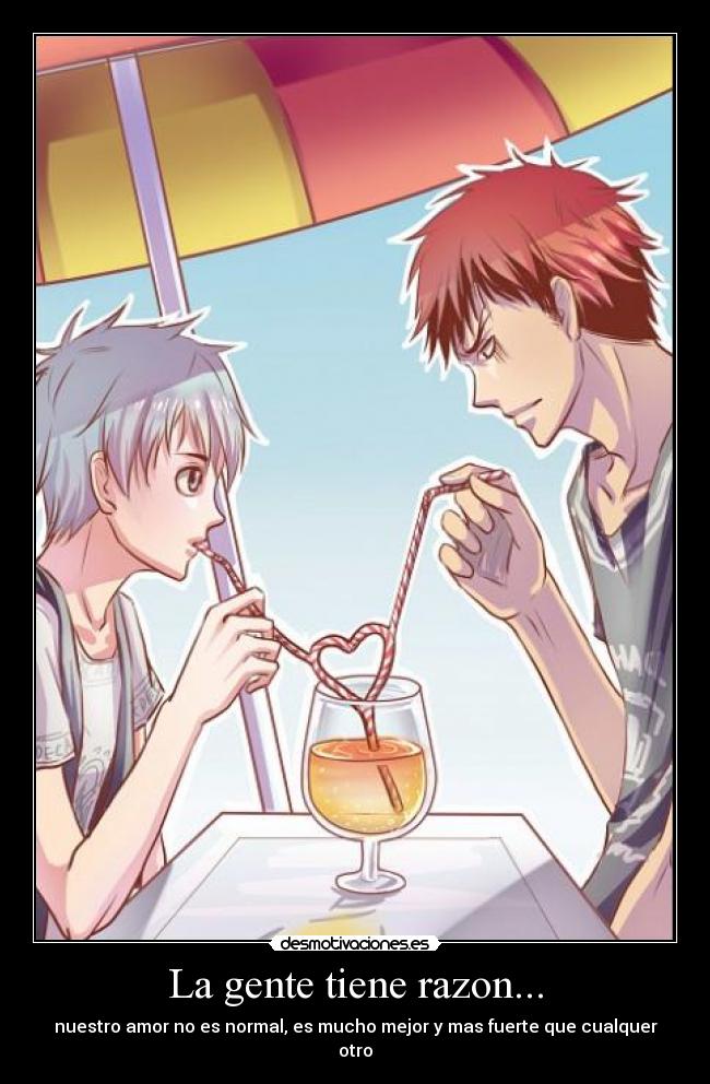 La gente tiene razon... -