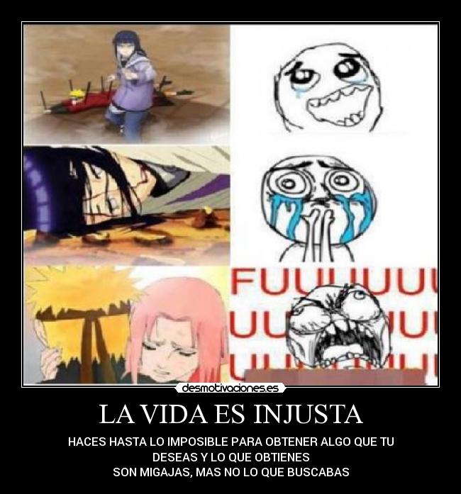LA VIDA ES INJUSTA -