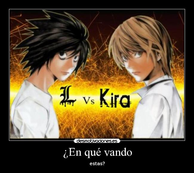 carteles kira deathnote desmotivaciones