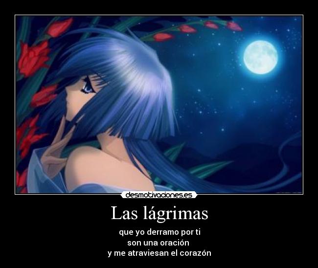 carteles anime amor amistad lagrimas corazon desmotivaciones