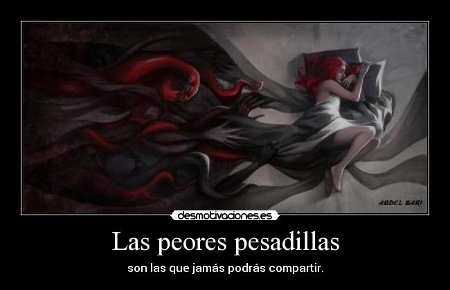 Las peores pesadillas -