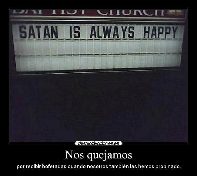 Nos quejamos - 