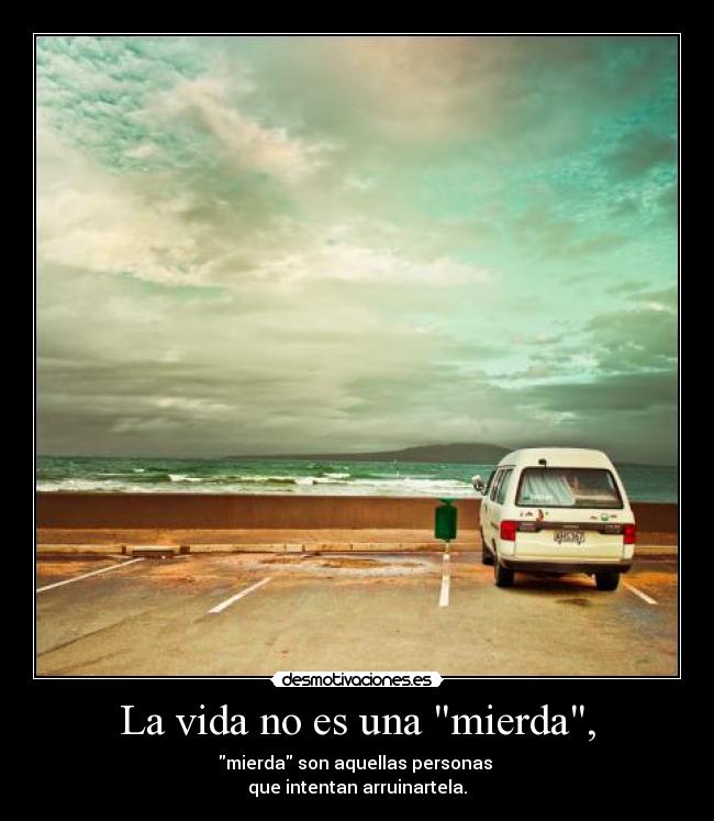 carteles vida vida bella desmotivaciones