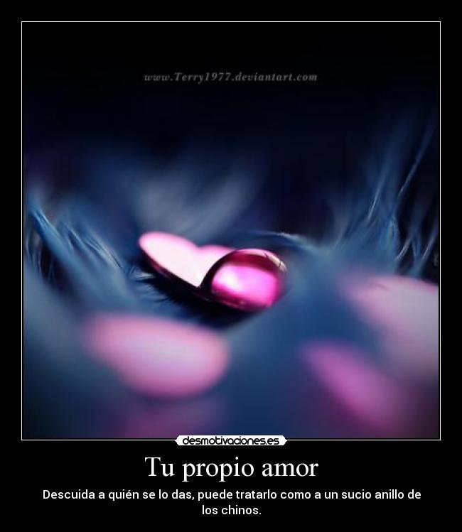 Tu propio amor -