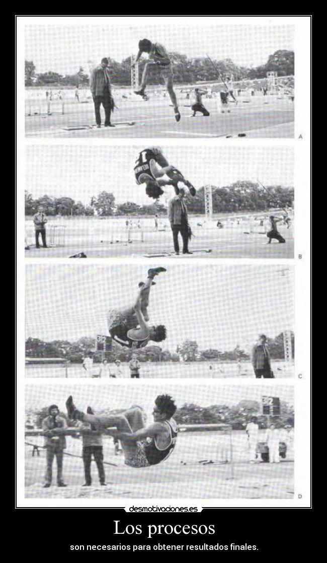 Los procesos - son necesarios para obtener resultados finales.