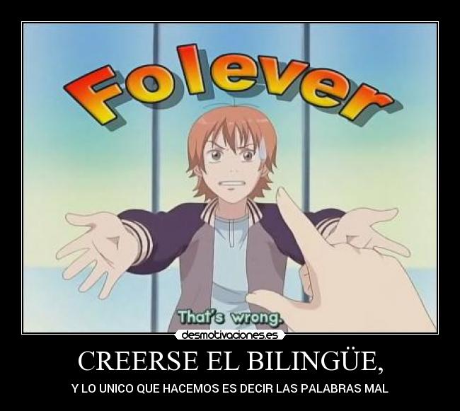 CREERSE EL BILINGÜE, - 