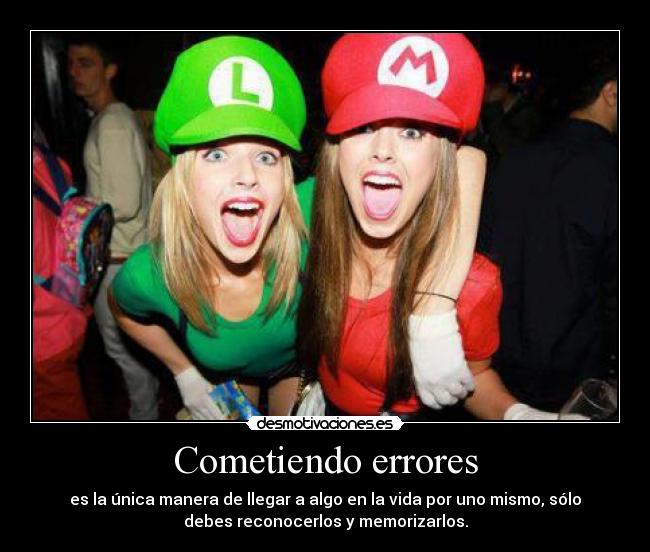 Cometiendo errores -