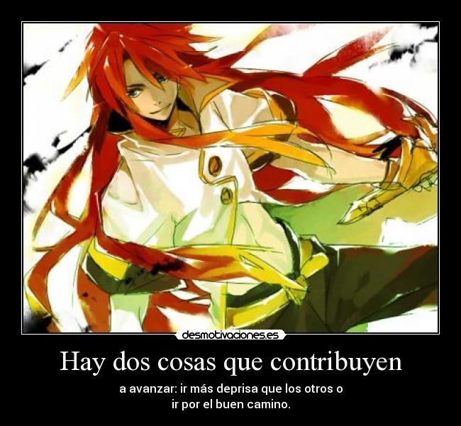 Hay dos cosas que contribuyen -