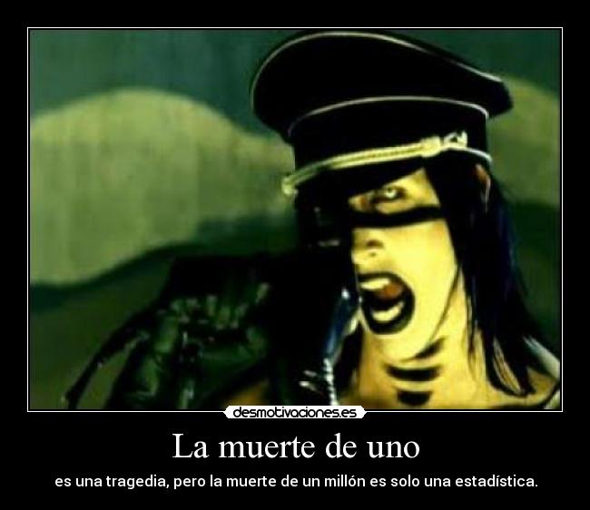 La muerte de uno -