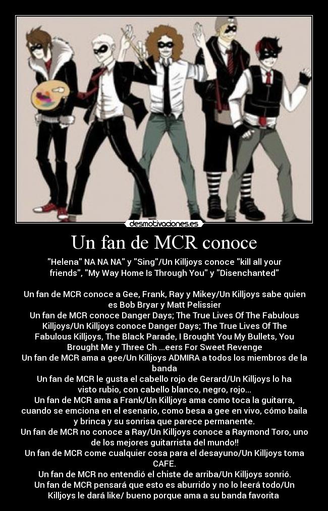 Un fan de MCR conoce - 