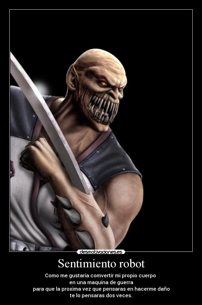 Sentimiento robot -