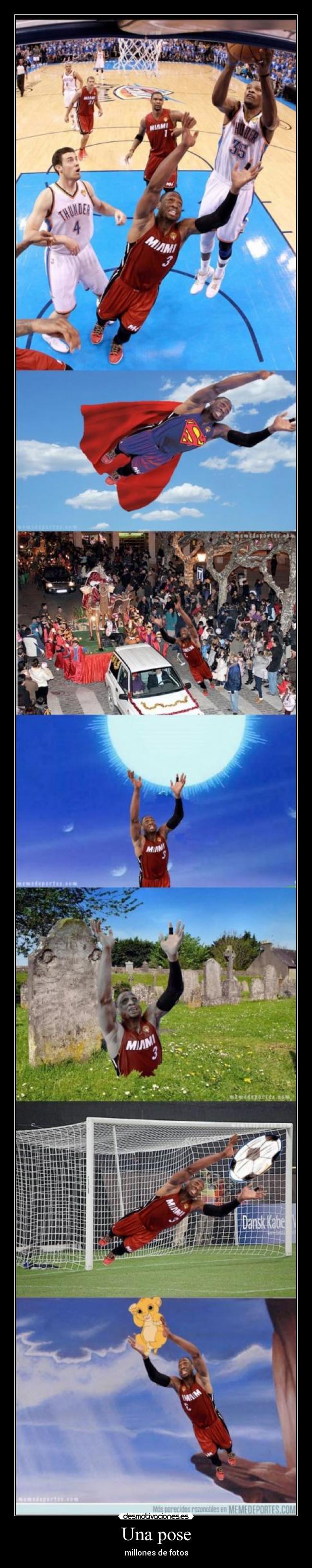 Una pose - millones de fotos