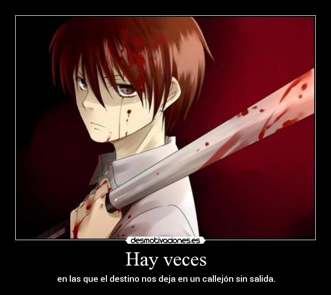 Hay veces -