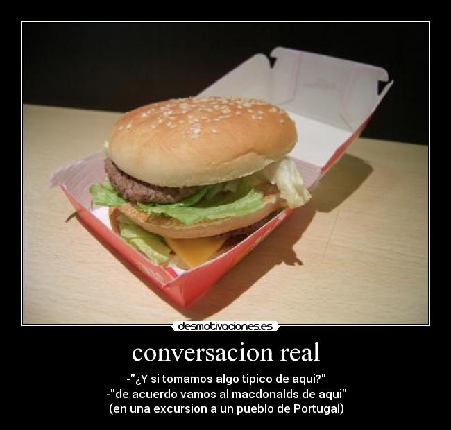 conversacion real -