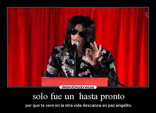 solo fue un hasta pronto - por que te vere en la otra vida descanza en paz angelito
