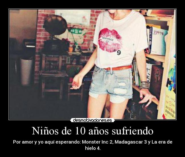 Niños de 10 años sufriendo - 