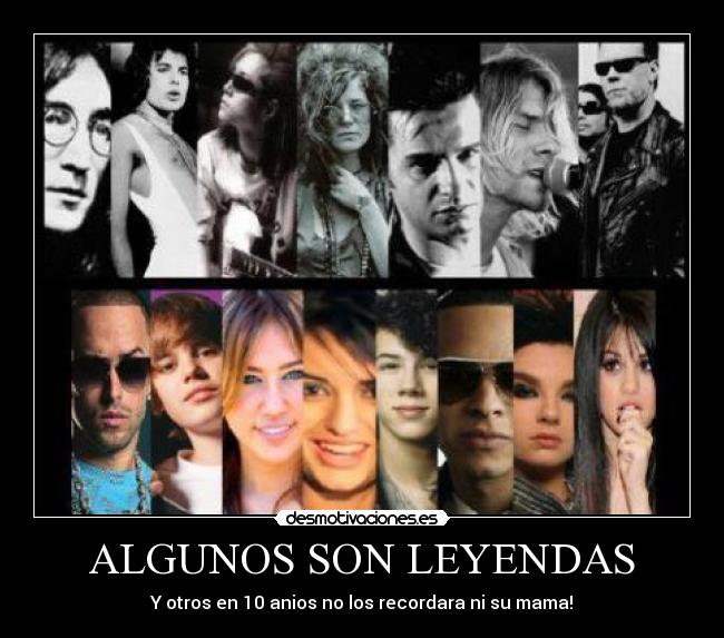 ALGUNOS SON LEYENDAS - Y otros en 10 anios no los recordara ni su mama!