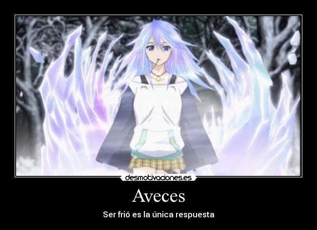 Aveces - Ser frió es la única respuesta