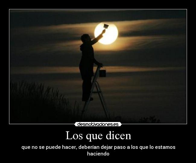 Los que dicen -