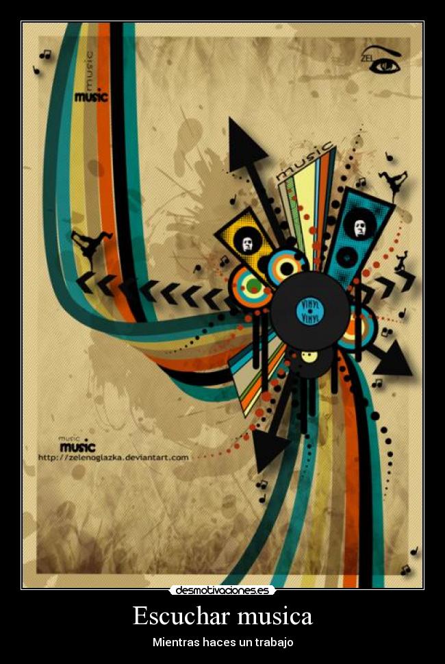 Escuchar musica - Mientras haces un trabajo