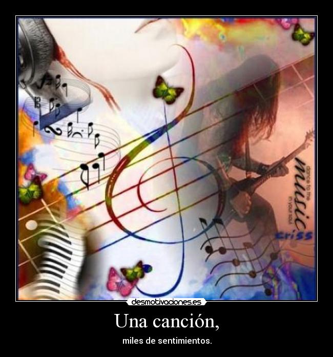 Una canción, -