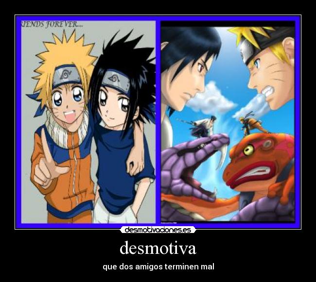 carteles naruto desmotivaciones