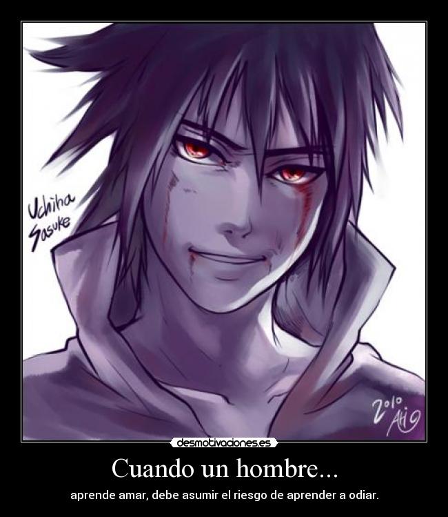 carteles sasuke desmotivaciones