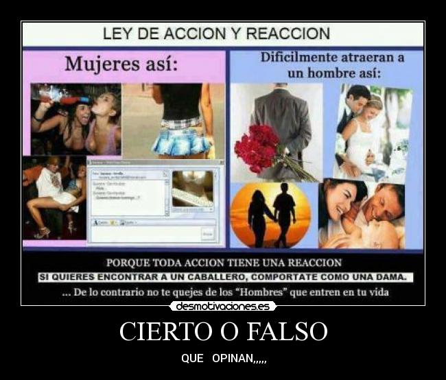 CIERTO O FALSO -