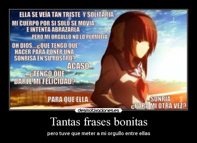 Tantas frases bonitas -