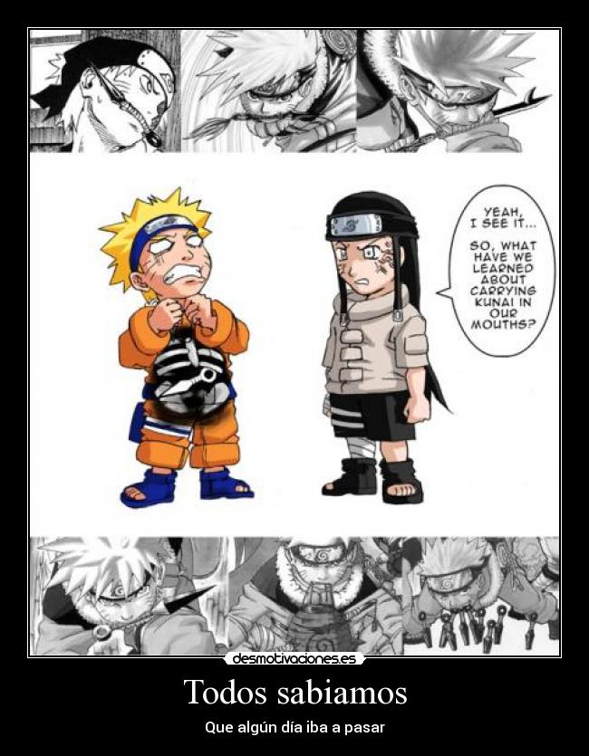 Todos sabiamos - Que algún día iba a pasar