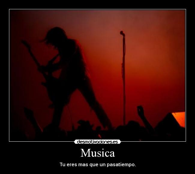Musica - Tu eres mas que un pasatiempo.