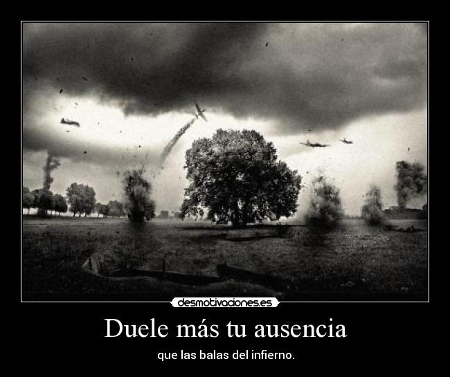 Duele más tu ausencia -